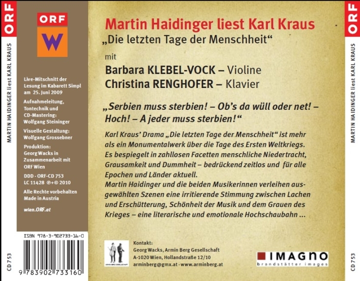 Die letzten Tage der Menschheit